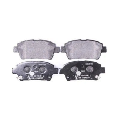 Afbeelding van HELLA 8DB 355 017 081 Remblokkenset Met akoestische slijtagewaarschuwing TOYOTA: Yaris I Hatchback, Corolla IX Prius II Liftback