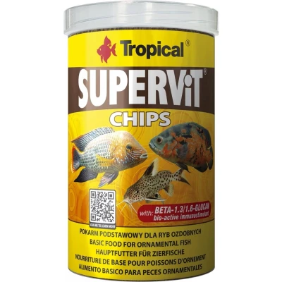 Afbeelding van Tropical Supervit Chips 100ml Aquarium Visvoer
