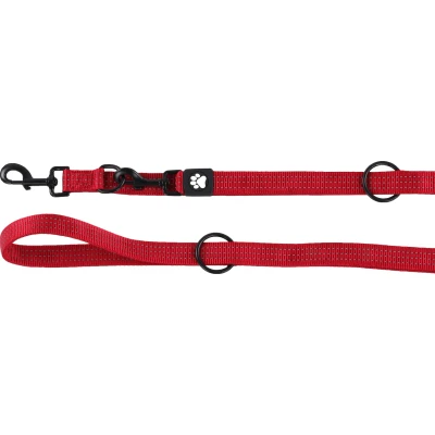 Afbeelding van Flamingo Zorba Trainingslijn Honden Rood 250cm 25mm 1st 134192