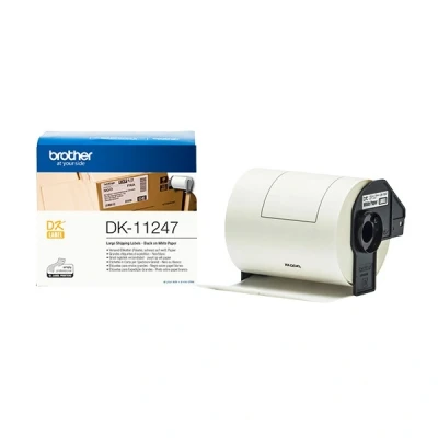 Image de Brother DK 11247 Noir sur blanc 103 x 164 mm 180 étiquette(s) (1 rouleau(x) 180) étiquettes pour QL 1050 1060N 1100