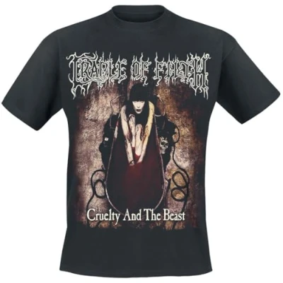 Afbeelding van Cradle Of Filth Cruelty &amp; The Beast Heren T shirt M Zwart