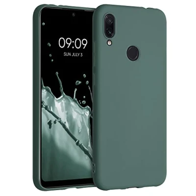 Afbeelding van kwmobile telefoonhoesje geschikt voor Xiaomi Redmi Note 7 / Pro Hoesje smartphone Back cover in blauwgroen