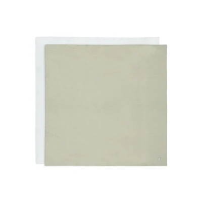 Afbeelding van Jollein Hydrofiele Doek Large 115x115cm Wild Rose Ivory 2 Stuks