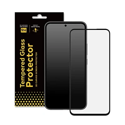 Afbeelding van RHINOSHIELD Displaybeschermfolie compatibel met [Galaxy A54] 9H rand tot gehard glas krasbestendig en vingerafdrukbestendig hardheid 3D gebogen bescherming [bubbelvrij kleven]