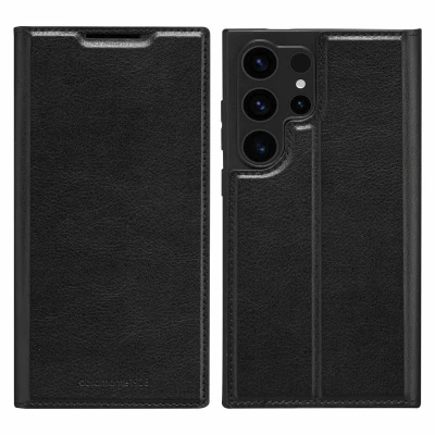 Afbeelding van dbramante1928 Hoesje Geschikt voor Samsung Galaxy S24 Ultra Met Pasjeshouder Oslo Bookcase zwart