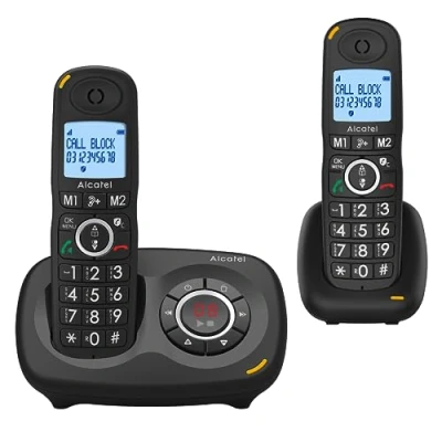 Image de ALCATEL XL 595 B voice pack duo noir