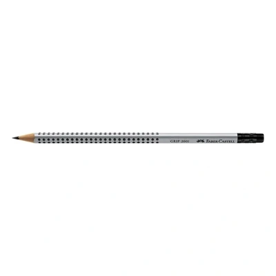 Image de Crayon à papier Faber Castell Grip 2001 HB Corps Gomme