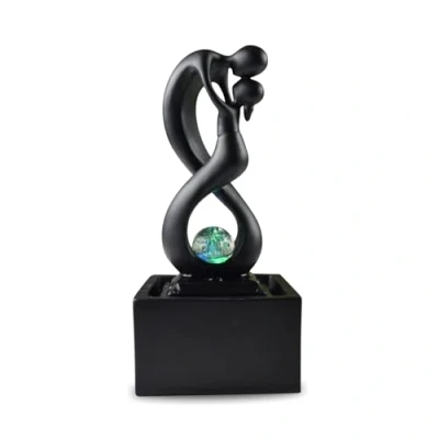 Image de Zen Light Fontaine d&#039;intérieur design éclairage LED Amor noir