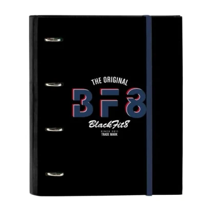 Afbeelding van Ringmap BlackFit8 Urban A4 Zwart Marineblauw (27 x 32 3.5 cm)