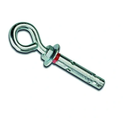 Afbeelding van DOJA Industrieel Hefring expansiebouten M10 12 PACK 5 Haakschroeven voor bevestiging Toepassingen: chemische afdichting, op staalkabel beton, betonplug, spanner