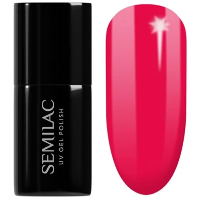 Afbeelding van 571 Hybrid Semilac UV nagellak, neon, aardbei, 7 ml