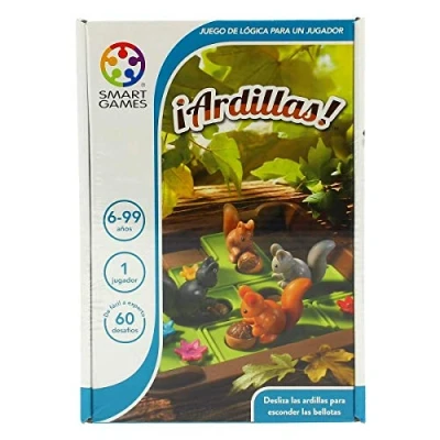 Afbeelding van Smart Games Eekhoorn! Educatieve spellen 6 jaar Bordspellen voor kinderen van Kinderspellen 1 speler Kinderpuzzel 60 uitdagingen
