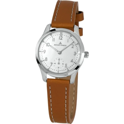 Afbeelding van Jacques Lemans Analog Quarz Horloge, Dames, Maat: One Size, Silber