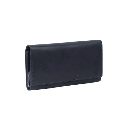 Afbeelding van The Chesterfield Brand Leren Portemonnee Navy Hampton