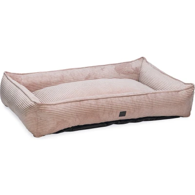 Afbeelding van Designed by Lotte Ribbed Hondenmand Roze 120x80x23 cm