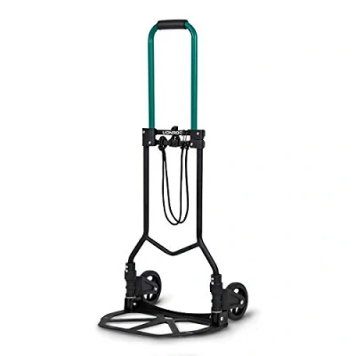 Afbeelding van VONROC Steekwagen Opvouwbaar Draagplateau met antislip Max. draagvermogen 80kg. Incl. bagagespin