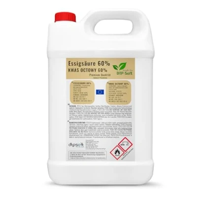 Afbeelding van Azijnzuur 60% hoogwaardige azijnessence (5 l)