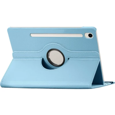 Afbeelding van iMoshion Tablet Hoes Geschikt voor Samsung Galaxy Tab S9 11.0 inch / FE 360 Draaibare Bookcase Turquoise /Turquoise