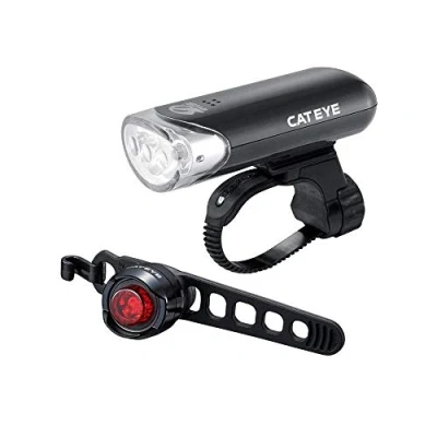 Afbeelding van CatEye EL135N + ORB LD160 Lampset Fietsverlichting LED Zwart