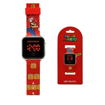 Afbeelding van Super Mario Horloge Led 8435507869072
