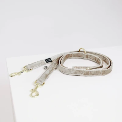 Image de Kentucky Laisse pour Chien velours Beige 2m L