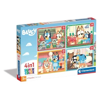 Afbeelding van Clementoni Legpuzzel 4in1 Bluey