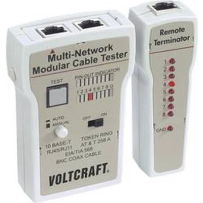 Afbeelding van VOLTCRAFT CT 2 Kabeltester Geschikt voor RJ 45, BNC, 11