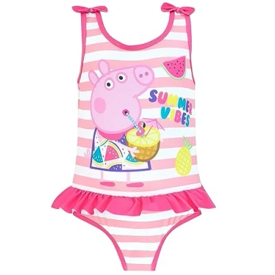 Afbeelding van Peppa Pig Badpak Kinderbadpak Meisjes Zomer Badpakken voor Meisjes, Roze