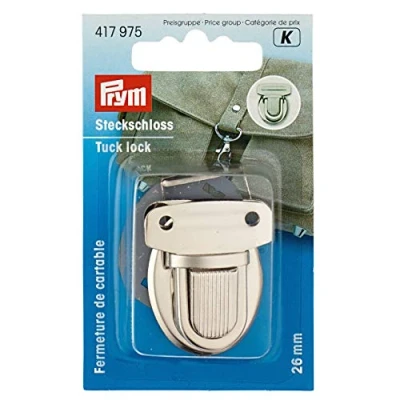 Afbeelding van Prym Schooltassluiting, 26 mm, zilverkleurig