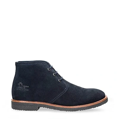 Afbeelding van Panama Jack GAEL Veterschoenen, Heren, Maat: 45, Navy Veloursleer