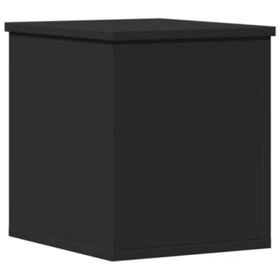 Afbeelding van vidaXL Opbergbox 30x35x35 cm bewerkt hout zwart
