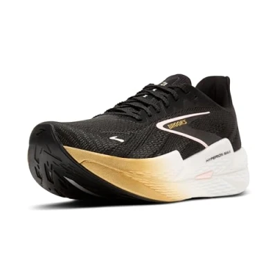 Afbeelding van Brooks Hyperion MAX 2 Hardloopschoenen voor op de weg, Dames, Maat: 42.5, Black gold pink Textiel