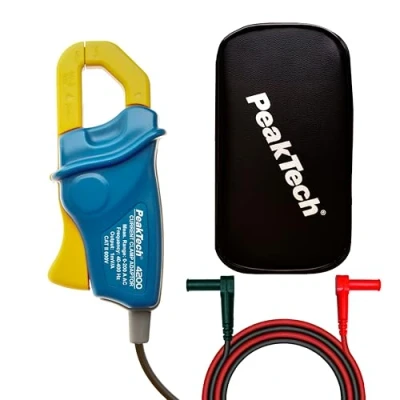Afbeelding van Peaktech 4200 ac stroomtang tot 200A met bananenstekkers aansluiting multimeter