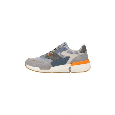Afbeelding van Rieker Sneaker Sneakers laag, Heren, Maat: 40, Blau Textiel