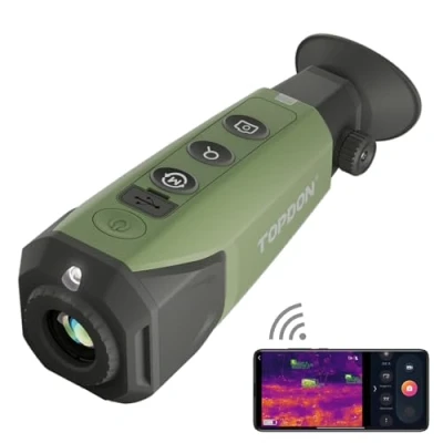 Afbeelding van TOPDON TS004 thermische monoculair, 256 x 192 IR resolutie 50 Hz camera voor de jacht, 11 uur batterijduur, lens 13 mm, 410 m detectiebereik, IP67 waterdicht, 8 digitale zoom, 32 GB