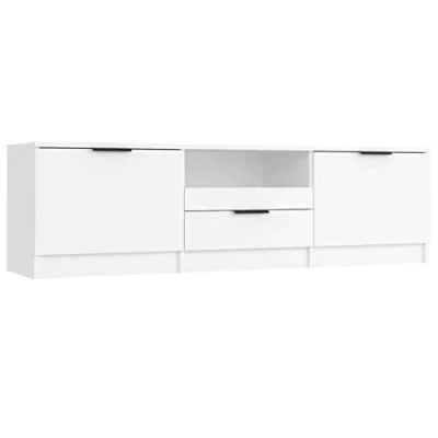 Afbeelding van vidaXL TV kast, wit, 140 x 35 40 cm, bewerkt hout