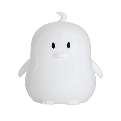 Afbeelding van Pauleen 48042 Night Penguin nachtlampje voor kinderen, met accu, led, kleurverandering, BPA vrije siliconen