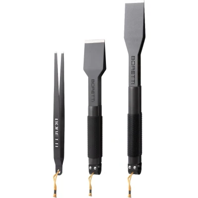 Afbeelding van Boretti BBQ 3 delige set (pincet, tang compact, tang)