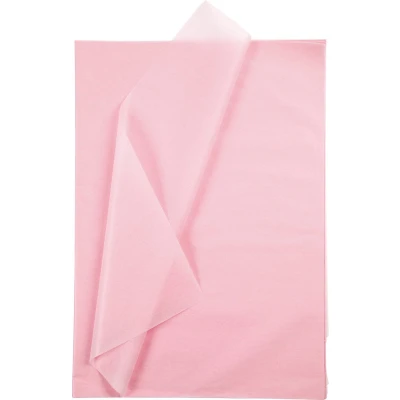 Afbeelding van Tissuepapier Zijdepapier Crepepapier Vloeipapier Lichtroze Verpakken Decoreren Knutselen 50x70 cm 14 gram 10 vellen