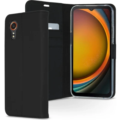Afbeelding van Accezz Hoesje Geschikt voor Samsung Galaxy Xcover 7 Met Pasjeshouder Wallet Softcase Bookcase Zwart