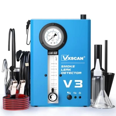 Afbeelding van VXSCAN EVAP Automotive Rookmachine V3, Brandstoflekdetector, systeem, auto, met luchtstroommeter, voor alle auto&#039;s, motorfietsen, vrachtwagens en boten, 12 V