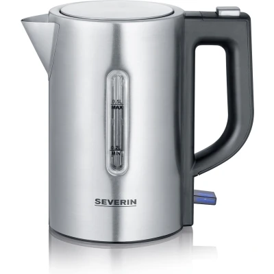 Afbeelding van Severin Wk3647 Mini Reiswaterkoker 0.5L 1100W Rvs/Zwart