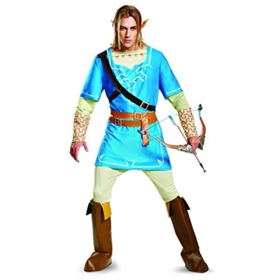 Afbeelding van Legend of Zelda Link Breath the Wild herenkostuum, maat M