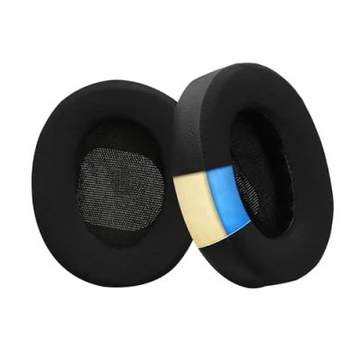 Afbeelding van kwmobile 2x oorkussens voor koptelefoon geschikt Bose QC Ultra / QuietComfort Earpads oortelefoon In zwart