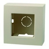 Afbeelding van Enkelvoudige opbouwkit voor opbouwmontage van 1 inbouwapparaat, Cream