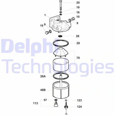 Afbeelding van DELPHI 42015652 12B1 Hogedrukinspuitpomp