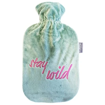 Afbeelding van Fashy 2.0 L “Stay Wild Warm Waterfles met Fleece Hoes