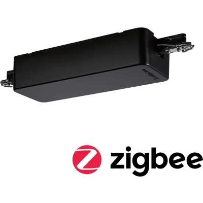 Afbeelding van Paulmann URail Smart Home Zigbee Dim/Switch adapter railverlichting zwart mat Aan/Uit/Dimmen R+C dimmer