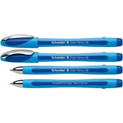 Image de Slider Stylo Bille Memo Pointe Large Bleu