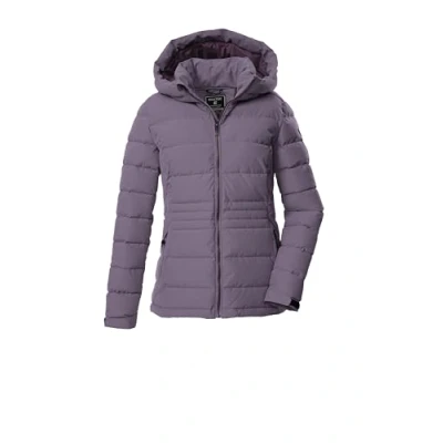 Afbeelding van killtec 43302 000 KOW 10 WMN QLTD JCKT Veste matelassée pour femme, aspect duvet, avec capuche, lavande, taille 36